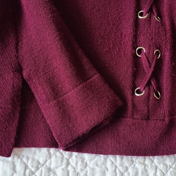 Burgundy Sweater - Picture 2 of 4